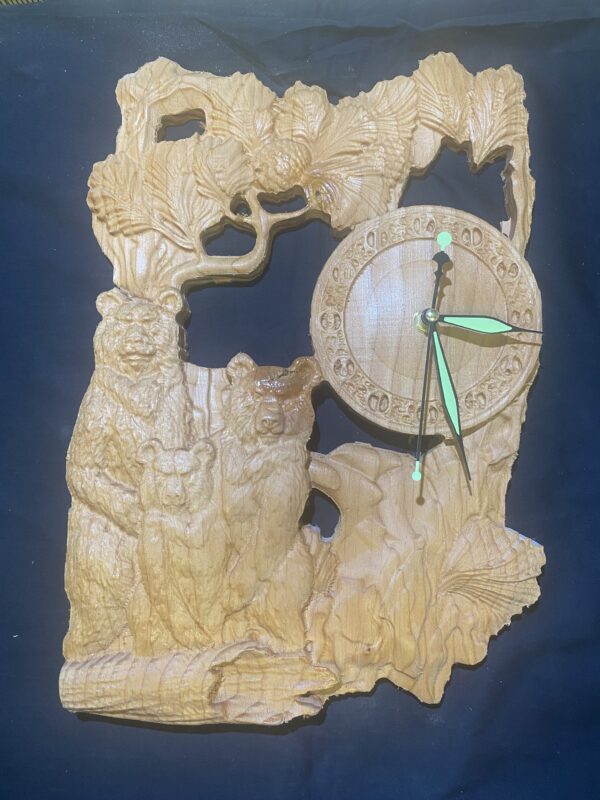 3 Little Bears Clock