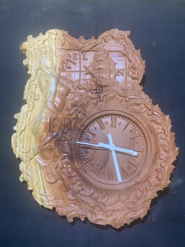 Woman & Ship Clock