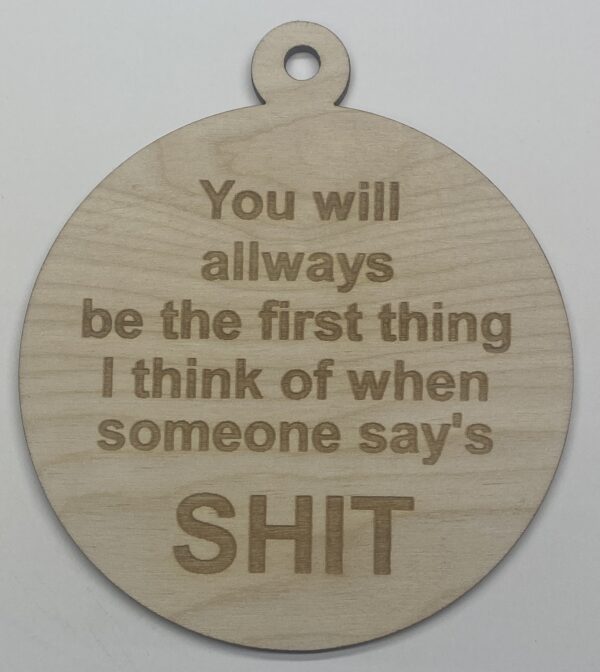 Rude Ornament # 10