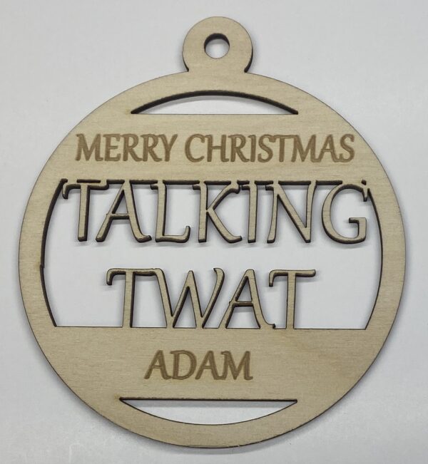 Rude Ornament # 113