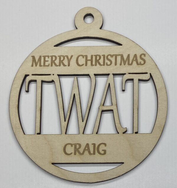 Rude Ornament # 114