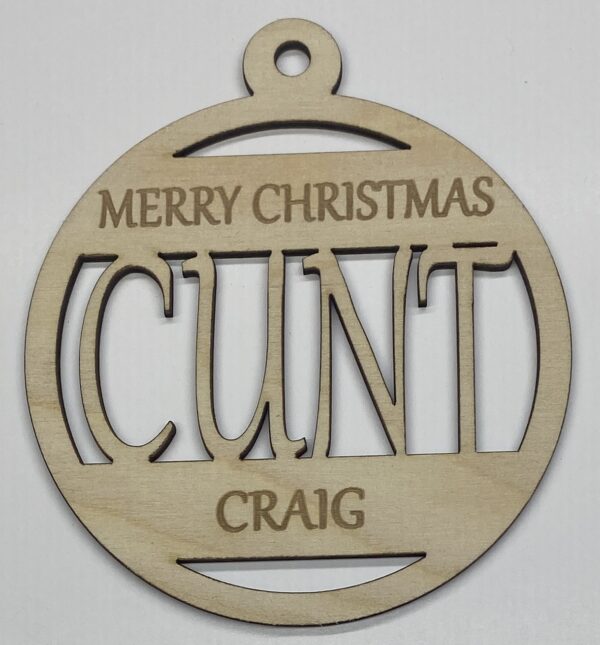 Rude Ornament # 117