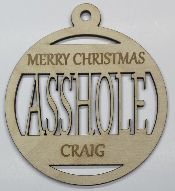 Rude Ornament # 120