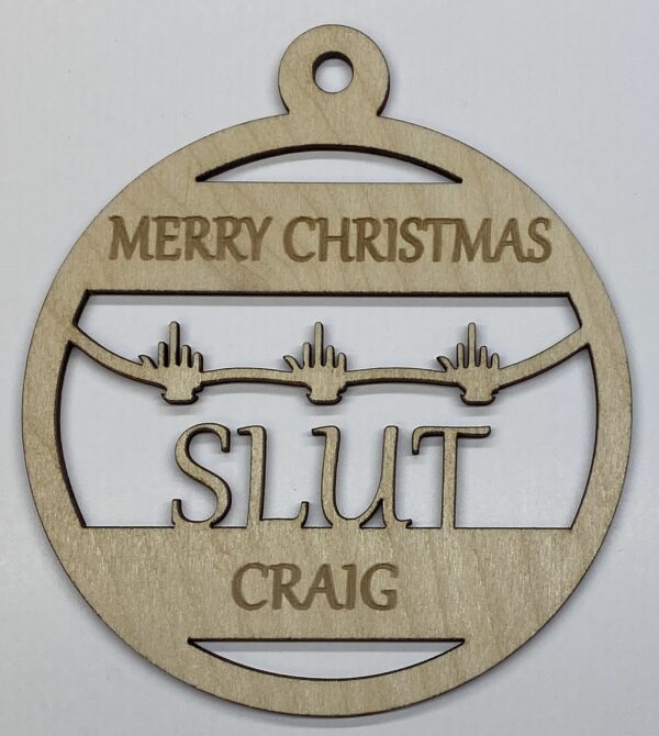 Rude Ornament # 147