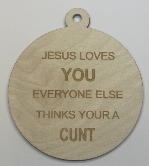Rude Ornament # 15