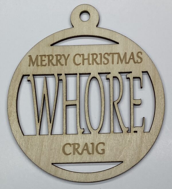 Rude Ornament # 157