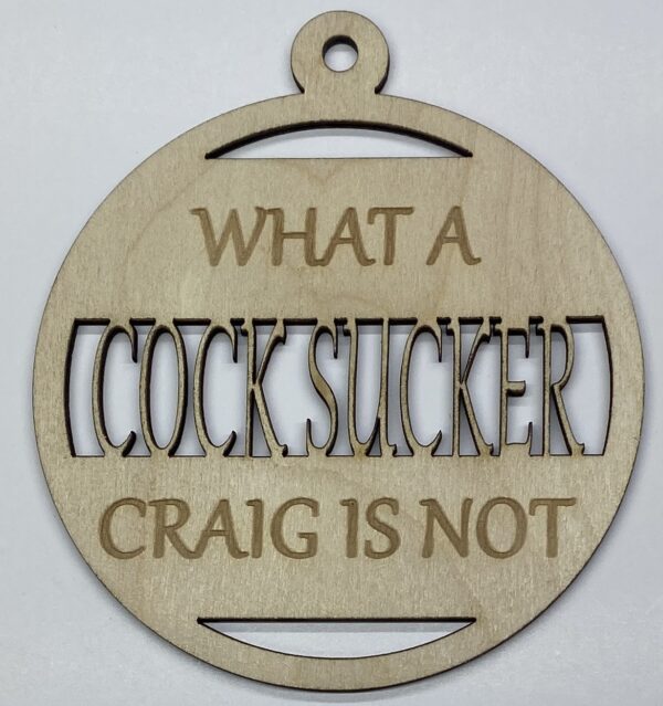 Rude Ornament # 164