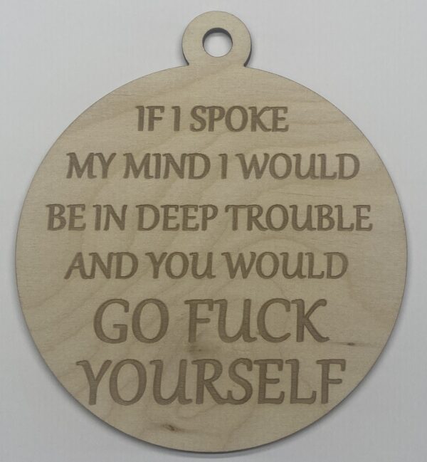 Rude Ornament # 19