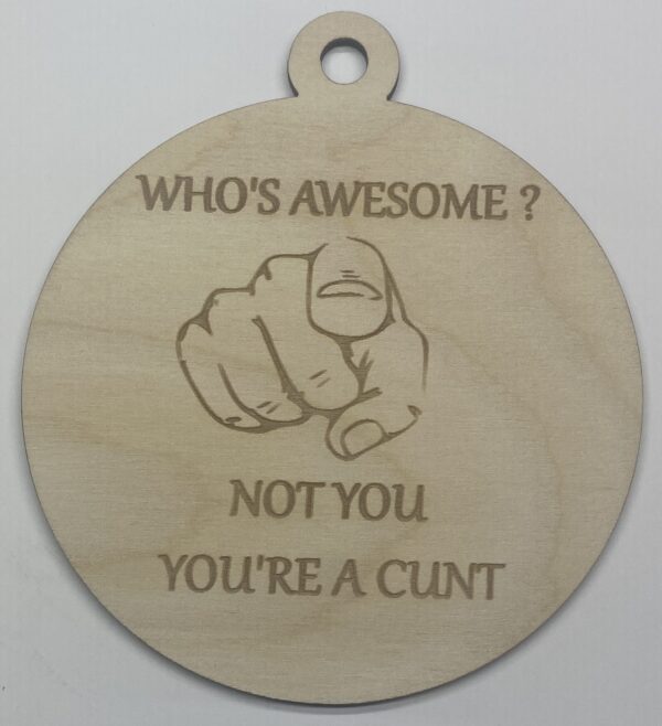 Rude Ornament # 25