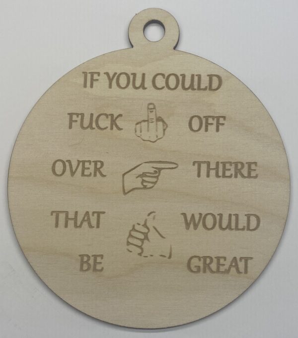 Rude Ornament # 26