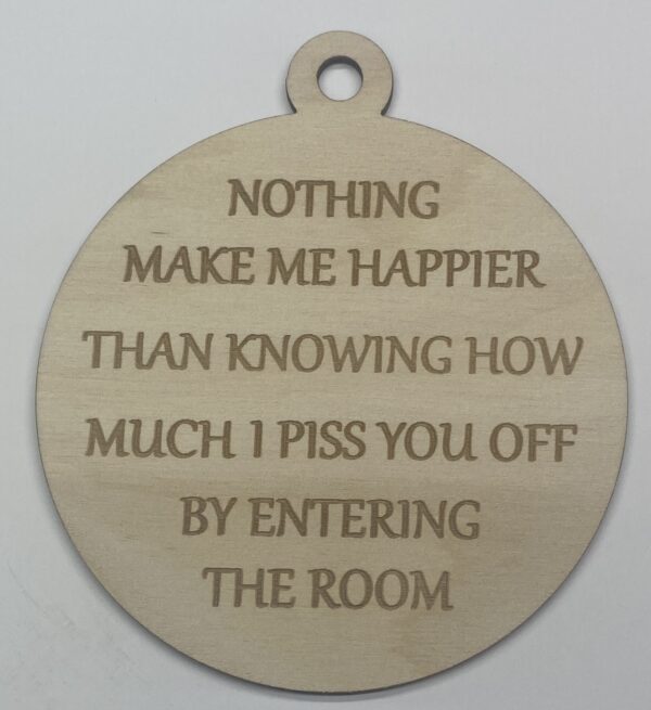 Rude Ornament # 3