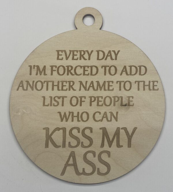 Rude Ornament # 4