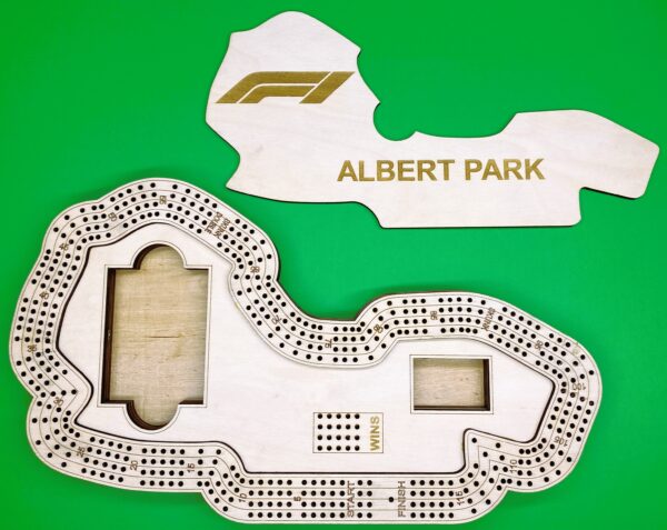 Albert Park 4 player cribbage board