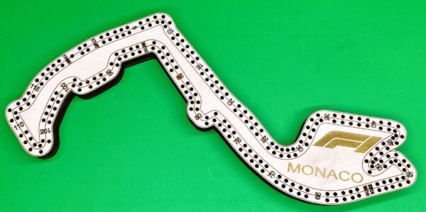 Monaco F1 2 player cribbage board