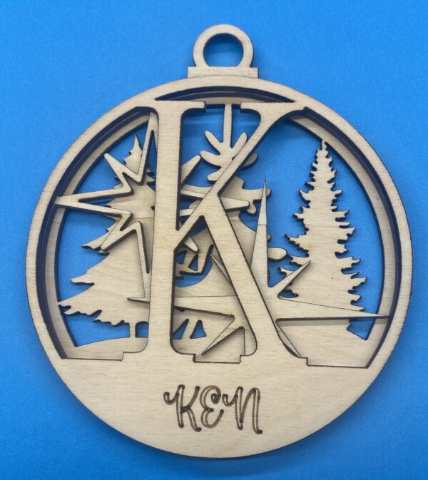 Initial Ornament K