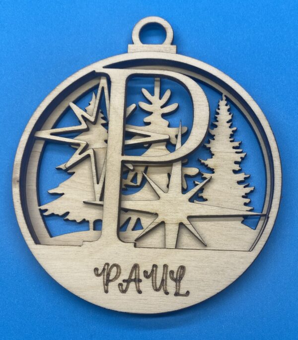 Initial Ornament P