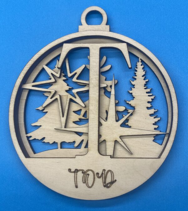Initial Ornament T