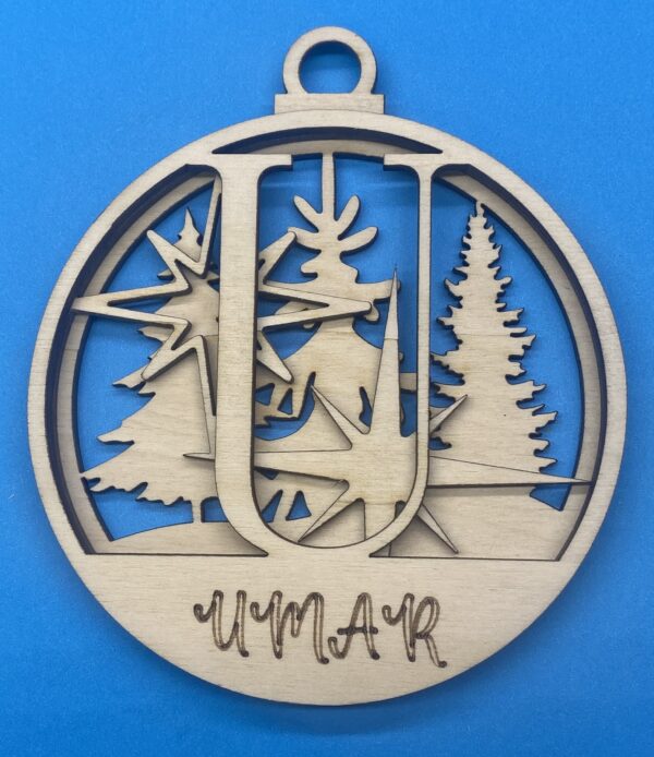 Initial Ornament U