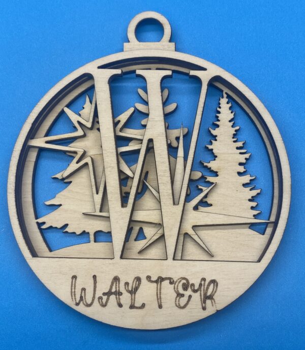 Initial Ornament W