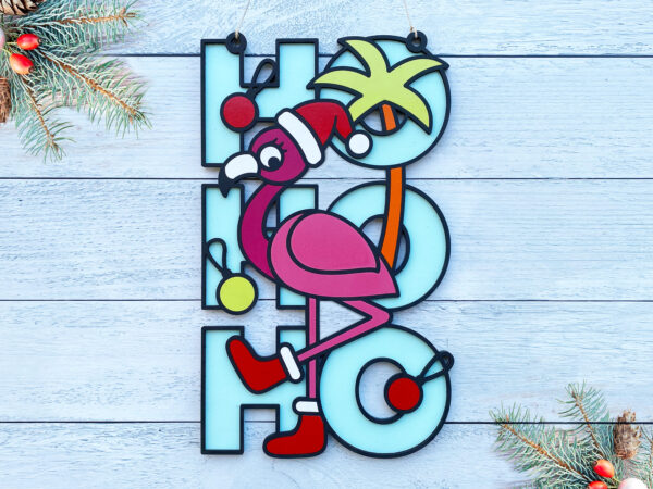 HO HO HO Flamingo