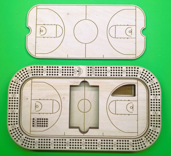 Basketball 4 Player Cribbage Board
