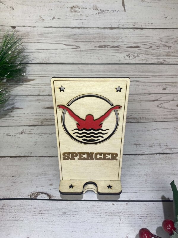 Male Swimmer Phone Holder