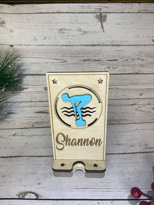 Female Swimmer Phone Holder