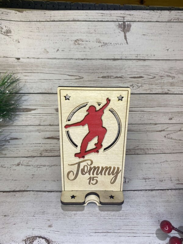 Male Skateboarder Phone Holder