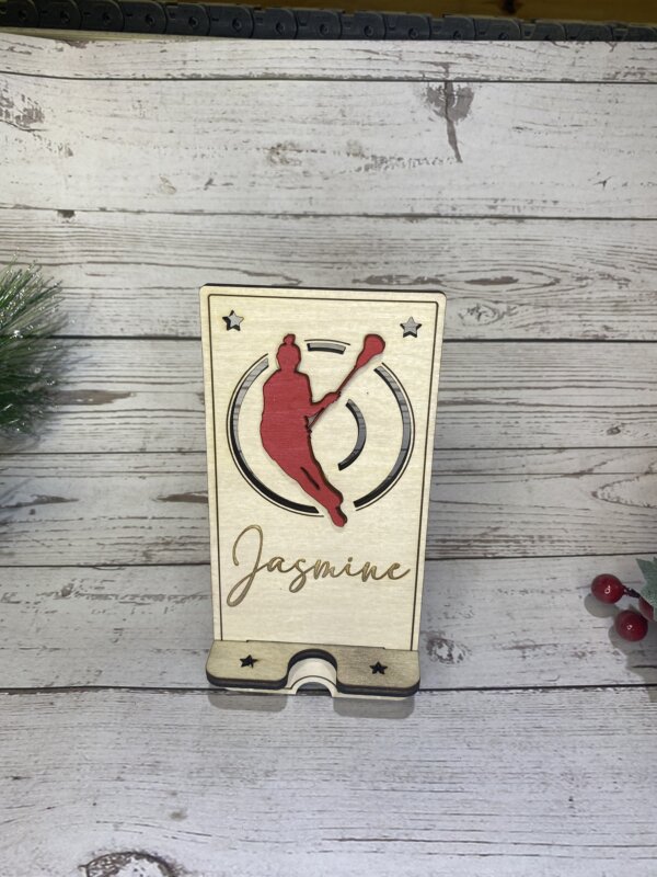 Female Lacrosse Phone Holder