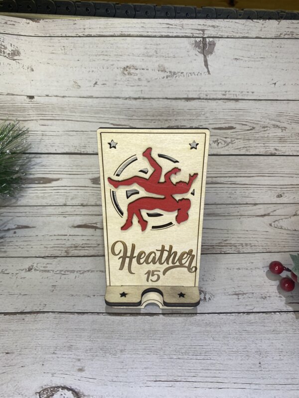 Female Wrestling Phone Holder