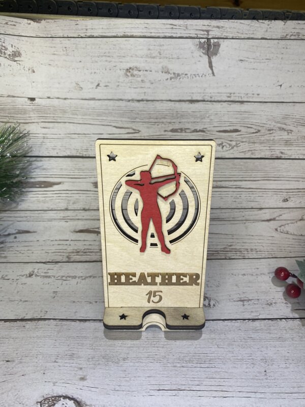 Female Archer Phone Holder