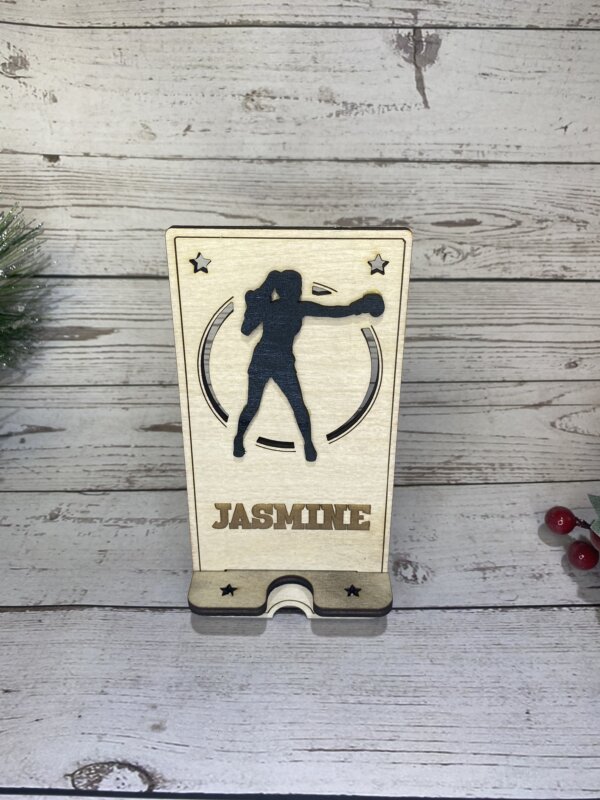 Female Boxer Phone Holder