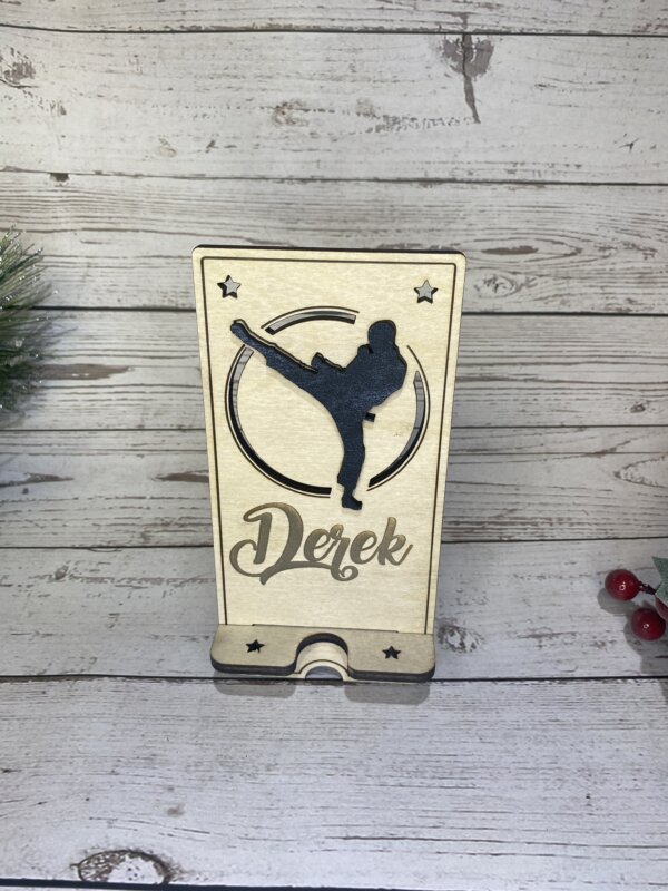 Male Martial Arts Phone Holder