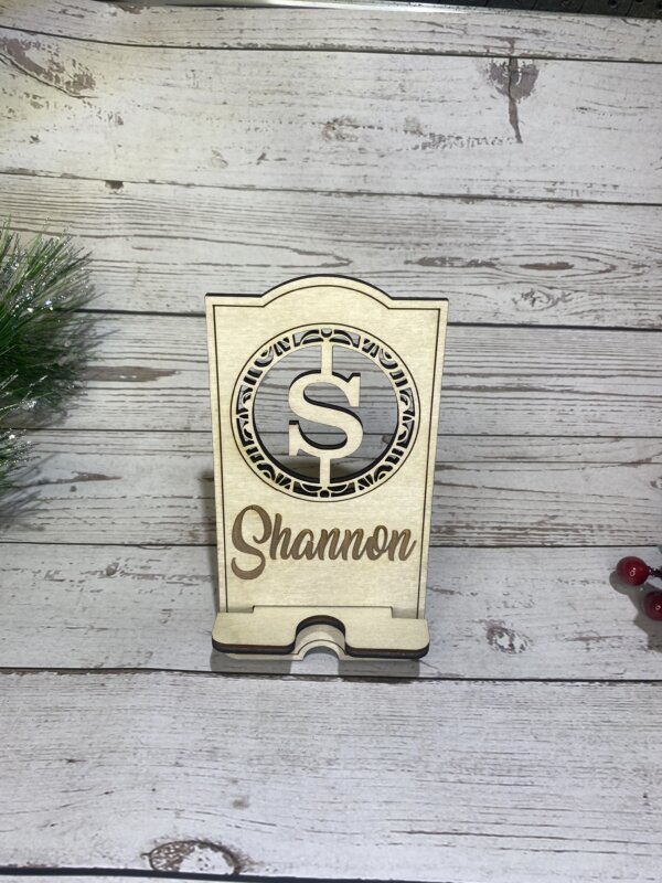 S Initial Phone Holder
