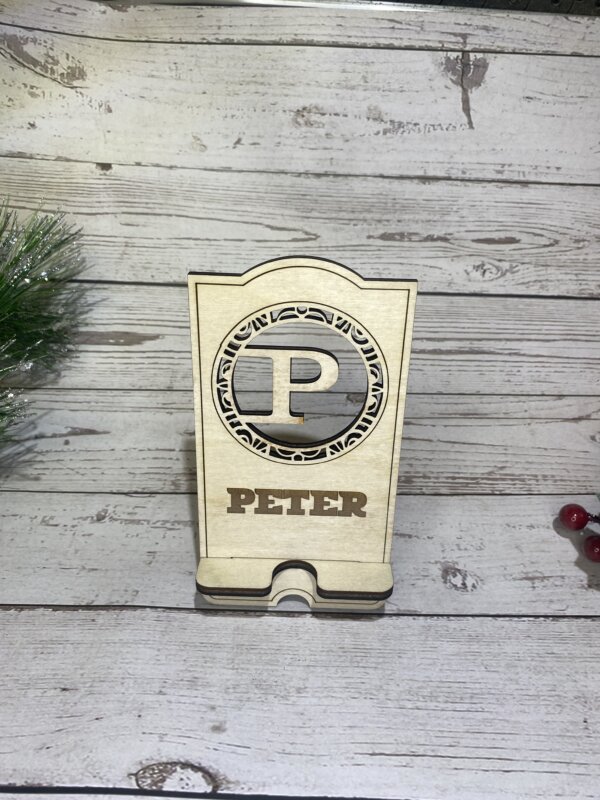 P Initial Phone Holder