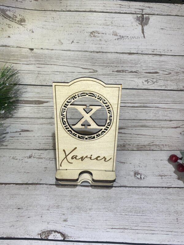 X Initial Phone Holder