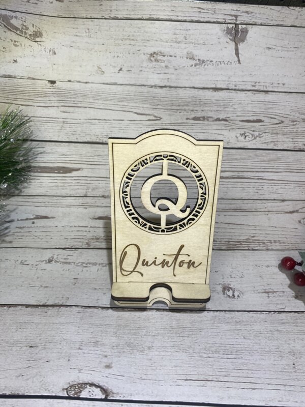Q Initial Phone Holder