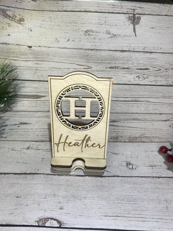 H Initial Phone Holder