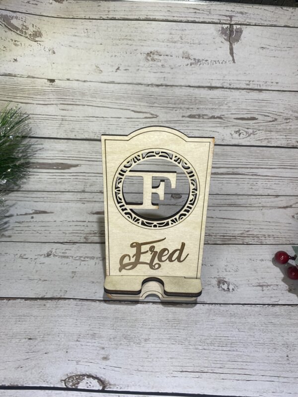 F Initial Phone Holder