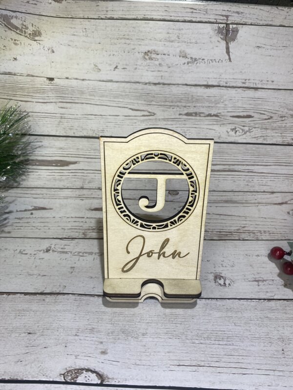 J Initial Phone Holder