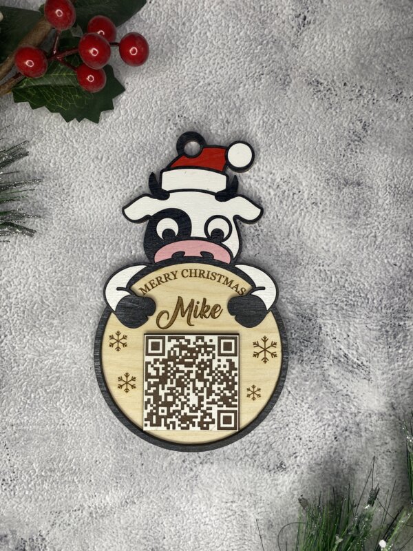 7″ Cow Ornament