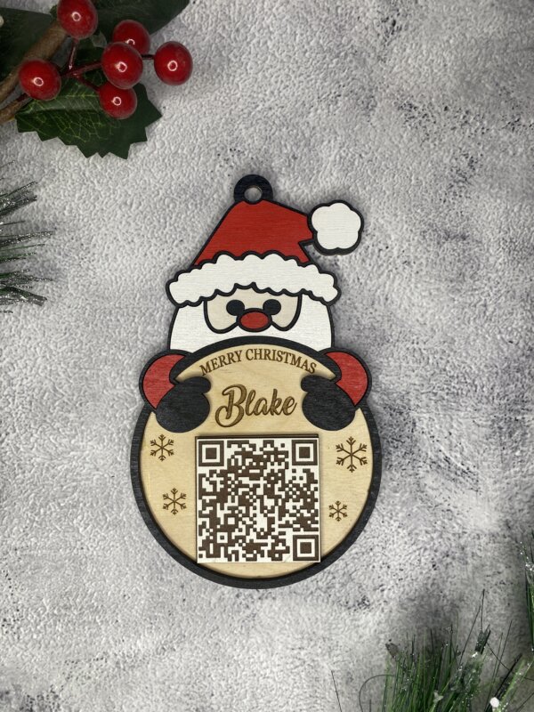 7" Santa Clause Ornament