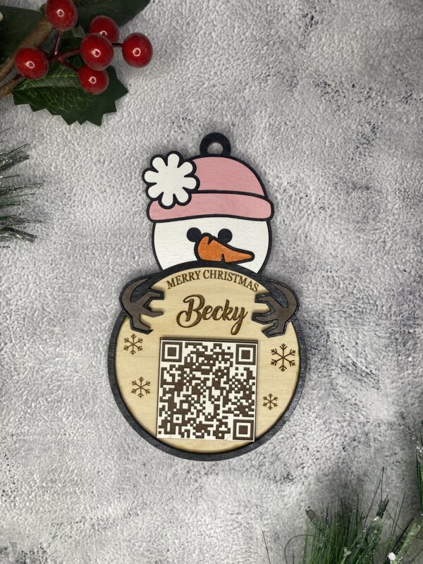 7" Snowwoman Ornament