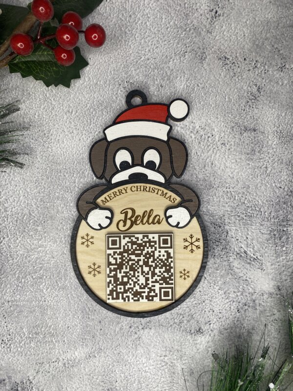 7" Dog Ornament