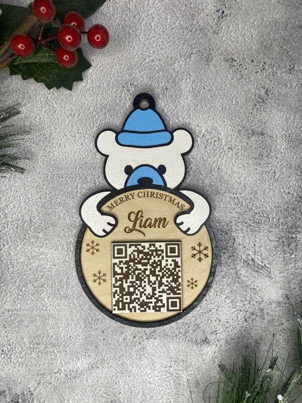7" Polar Bear Ornament