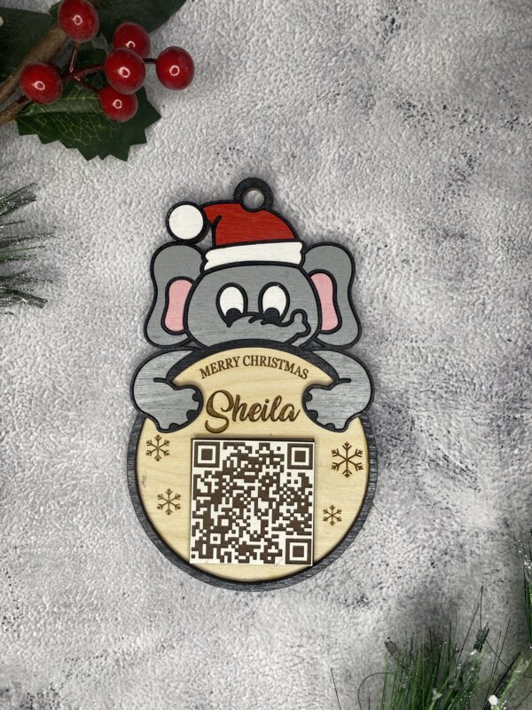 7" Elephant Ornament