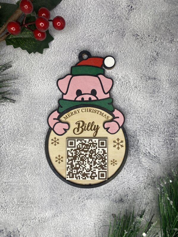 7" Pig Ornament