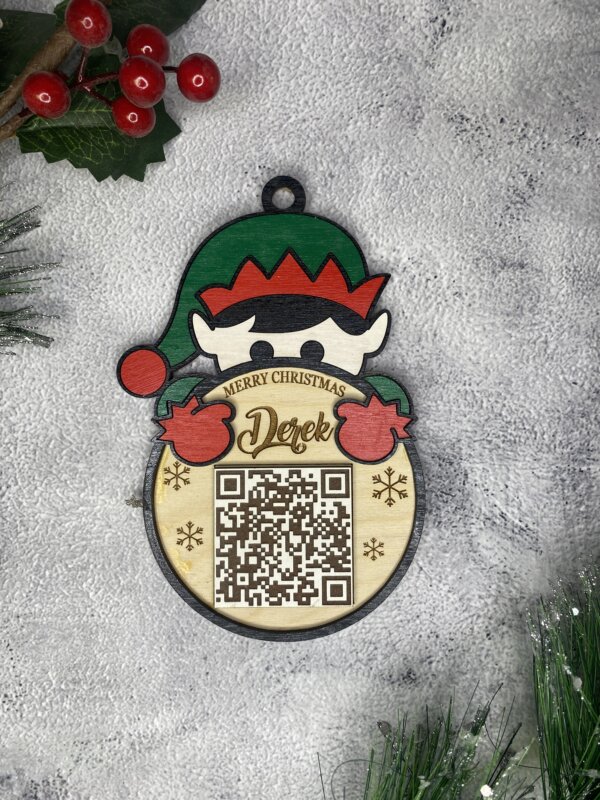 7" Elf Ornament