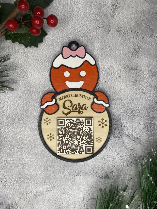 7" Gingerbread woman Ornament