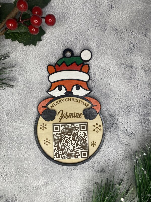 7" Fox Ornament
